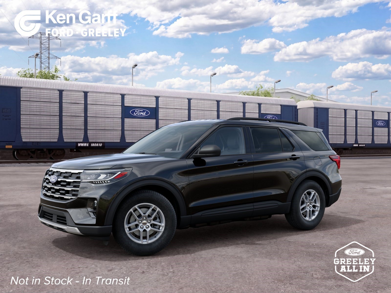 New 2027 Agate Black Metallic Ford Active image 1