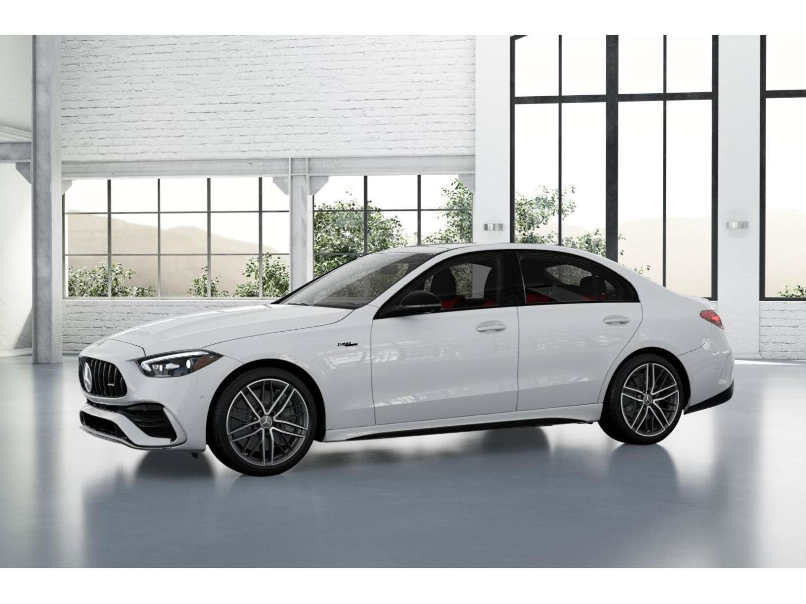 New 2026 Polar White Mercedes-Benz AMG® C 43 4MATIC® Sedan image 51