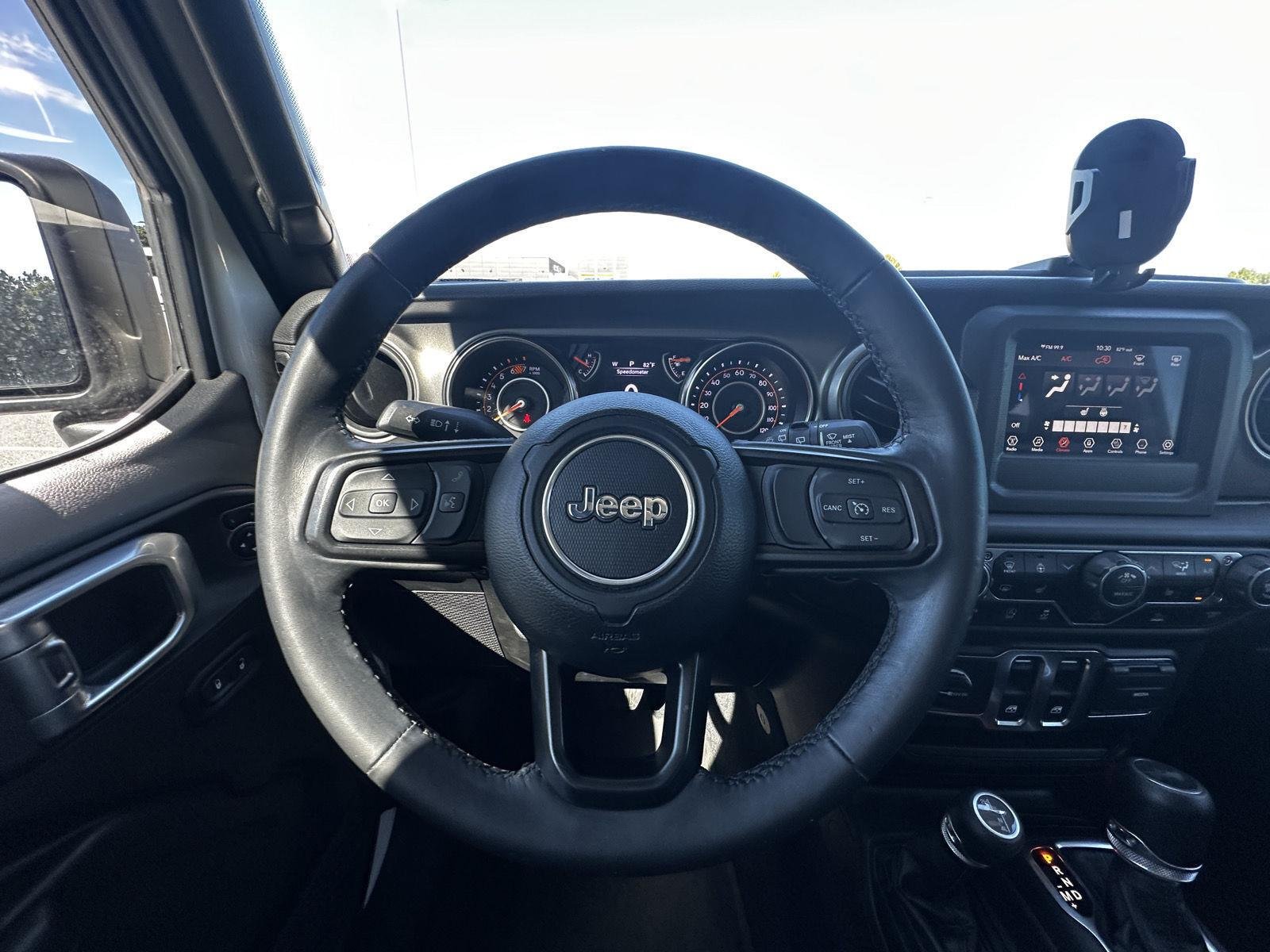 Used 2023 Bright White Clearcoat Jeep Sport S image 7