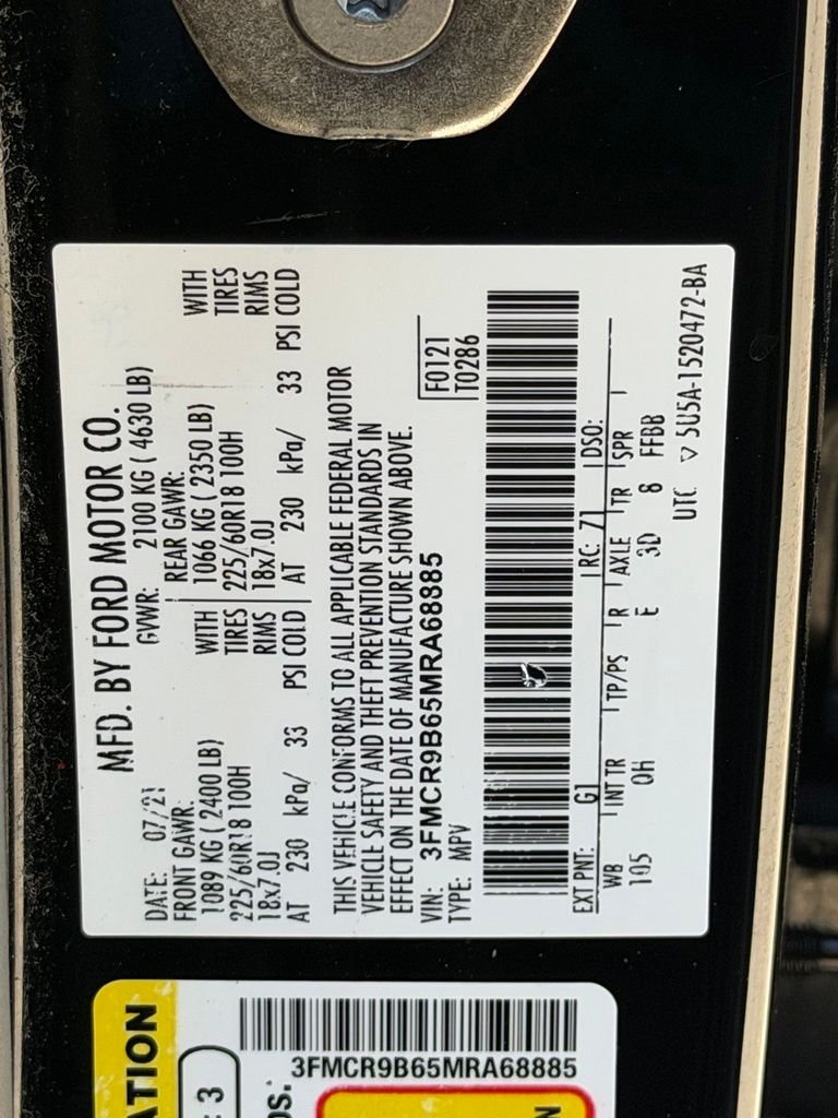 Certified Used 2021 Black Ford Big Bend image 35