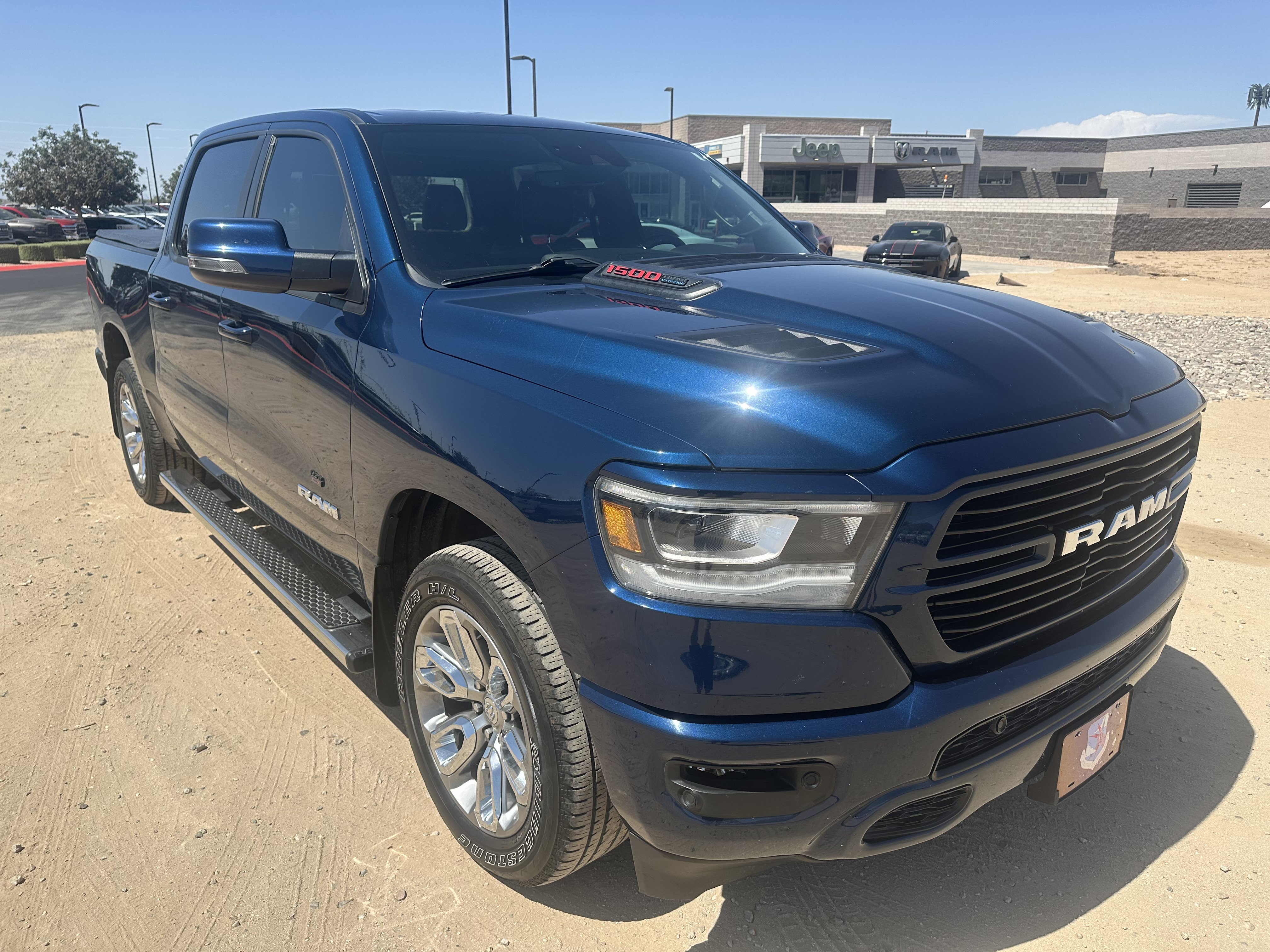 Used 2024 Patriot Blue Pearlcoat Ram Laramie image 7