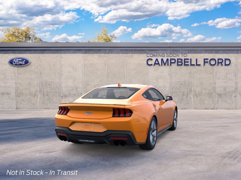 New 2026 Orange Fury Metallic Tri-coat Ford EcoBoost® Premium Fastback image 8