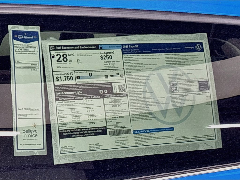New 2026  Volkswagen 1.5T SE image 23