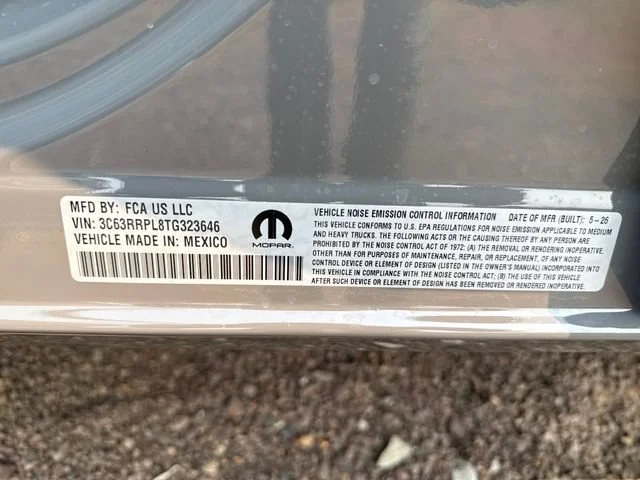 New 2026 Ceramic Gray Clearcoat RAM Limited image 16