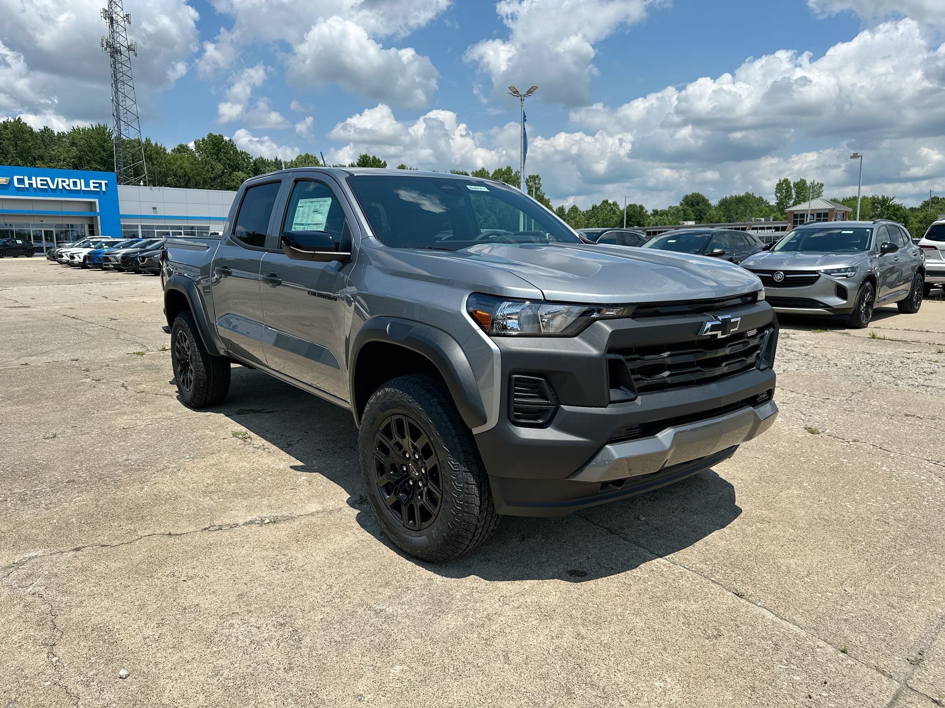 2026 Chevrolet Colorado Trail Boss Gray at Spitzer Autoworld Chevy Buick GMC Cadillac