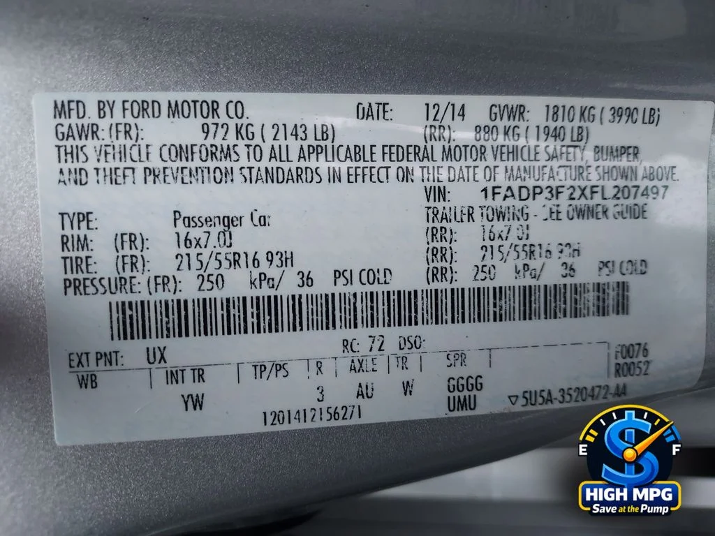 Used 2015 Silver Ford SE image 36