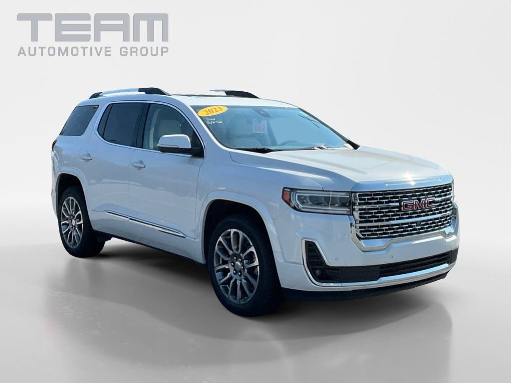 Used 2023 White Frost Tricoat GMC Denali image 1