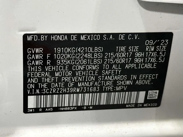 2024 Honda HR-V LX - Photo 31