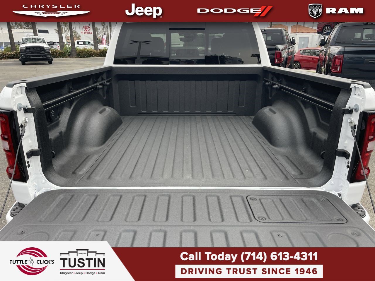 New 2026 Bright White Clear-Coat Exterior Paint RAM Laramie image 27