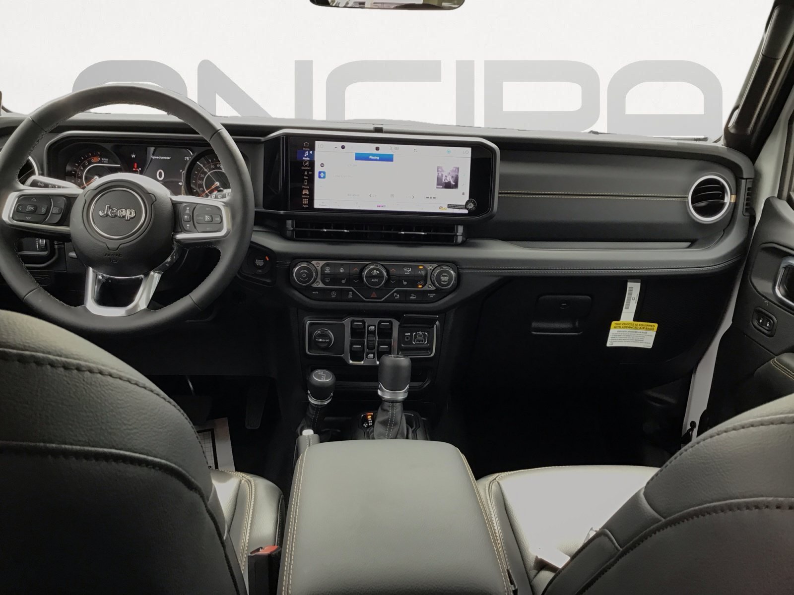 New 2026 Bright White Clearcoat Jeep Sahara image 3