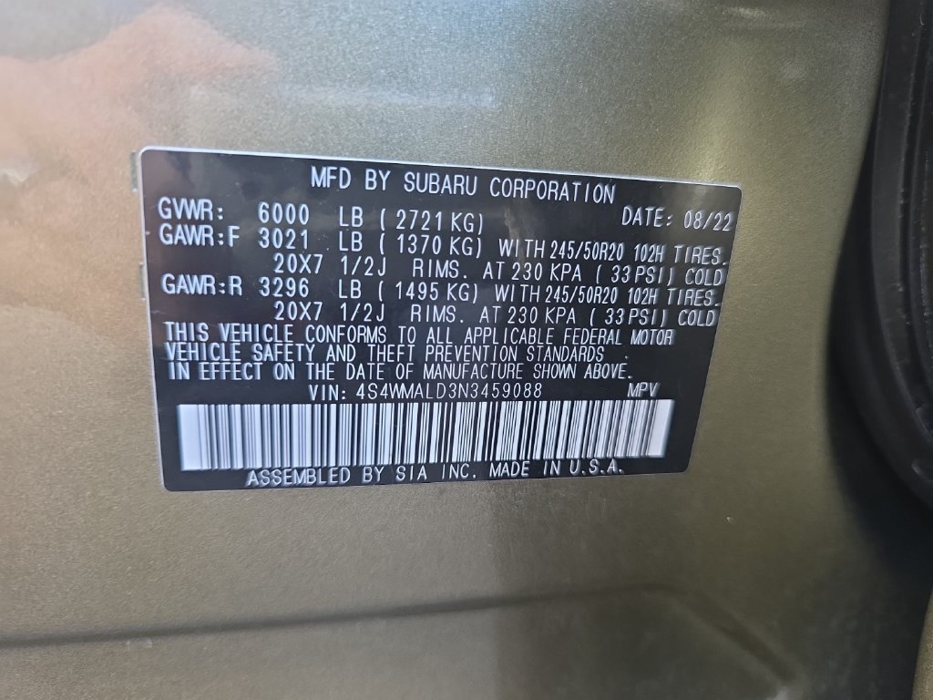 Used 2022 Brown Subaru Limited image 25