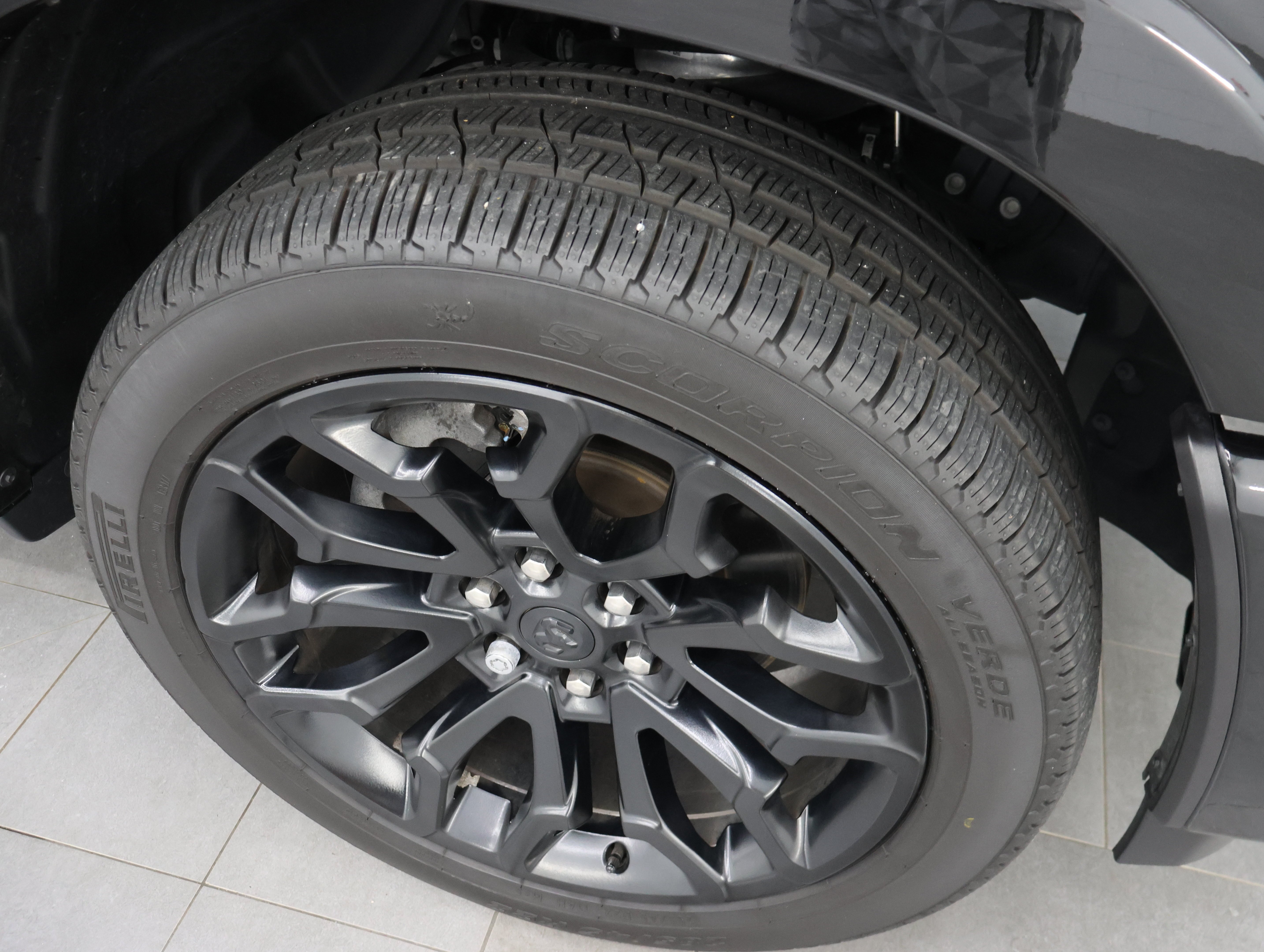 Used 2025 Diamond Black Crystal Pearlcoat Ram Limited image 3