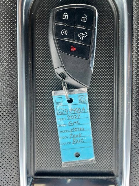 Used 2022 PACIFIC BLUE METALLIC GMC SLT image 32