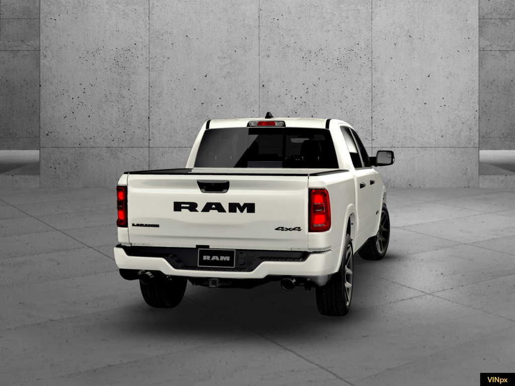 New 2026 Ivory White Tri-Coat Pearl-Coat Exterior Paint RAM Laramie image 13