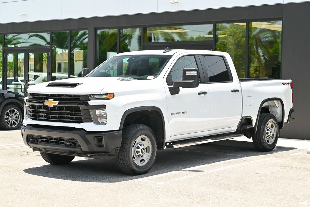 Used 2024 White Chevrolet Work Truck image 2