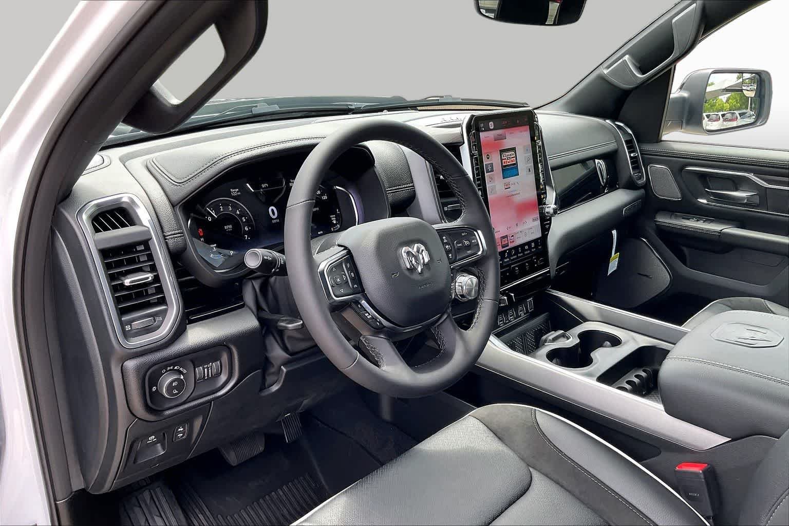 New 2026 Bright White Clear-Coat Exterior Paint RAM Laramie image 8
