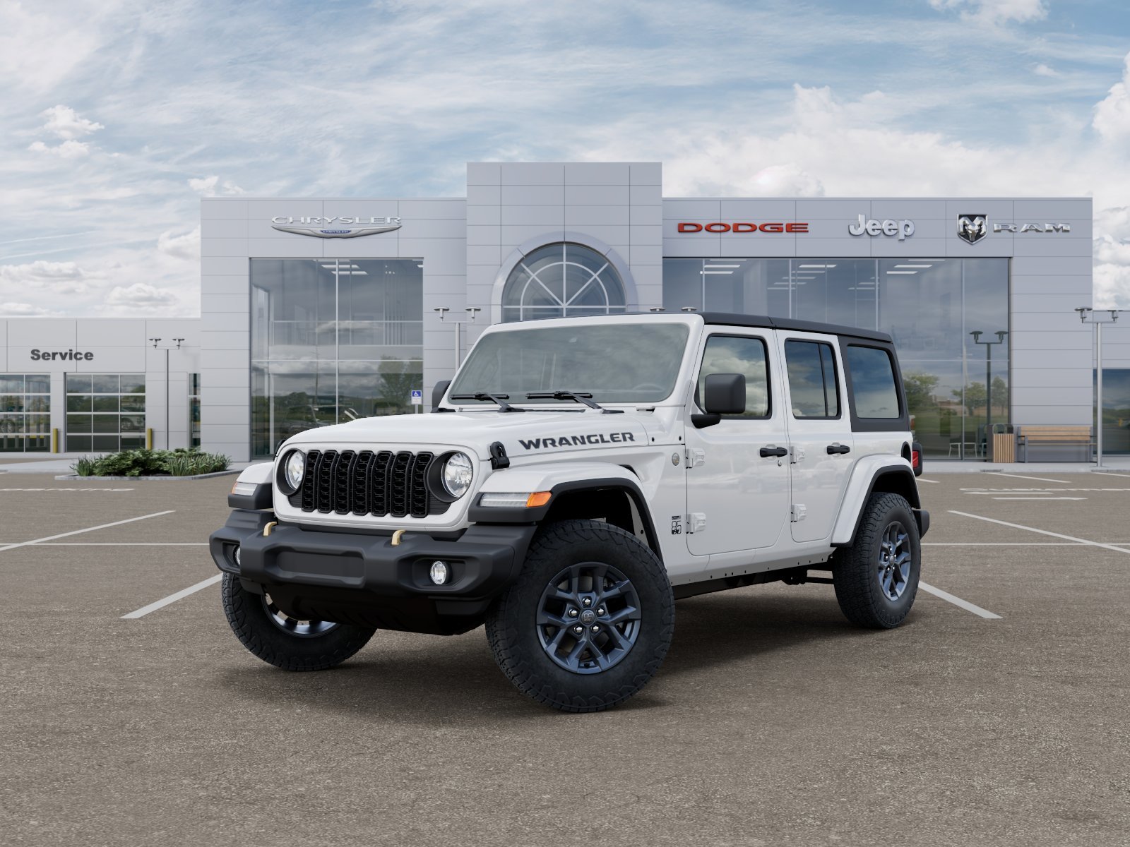 New 2026 Bright White Clear-Coat Exterior Paint Jeep 85th Anniversary Edition image 1