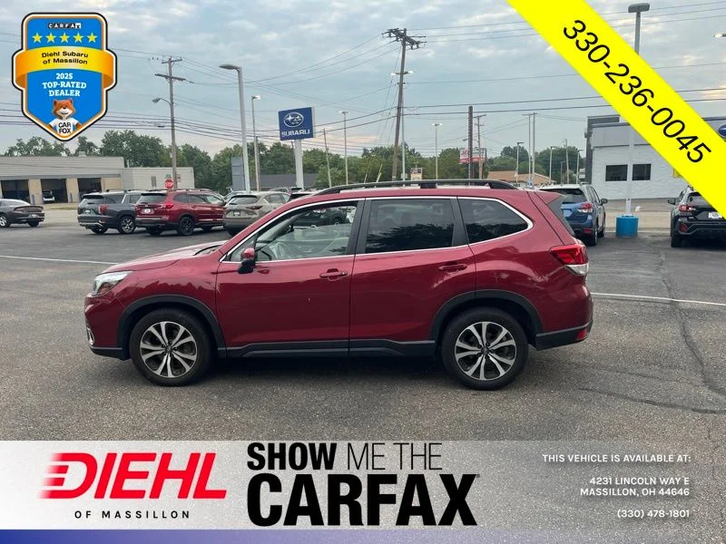 Used 2021 Red Subaru Limited image 4