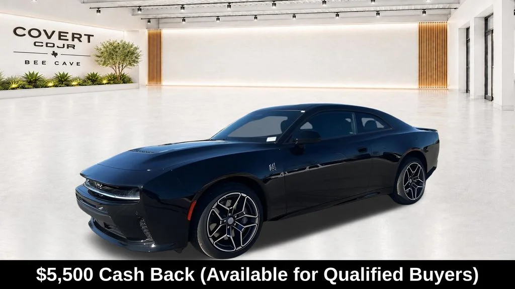 New 2026 Diamond Black Crystal Pearlcoat Dodge Scat Pack Plus image 4