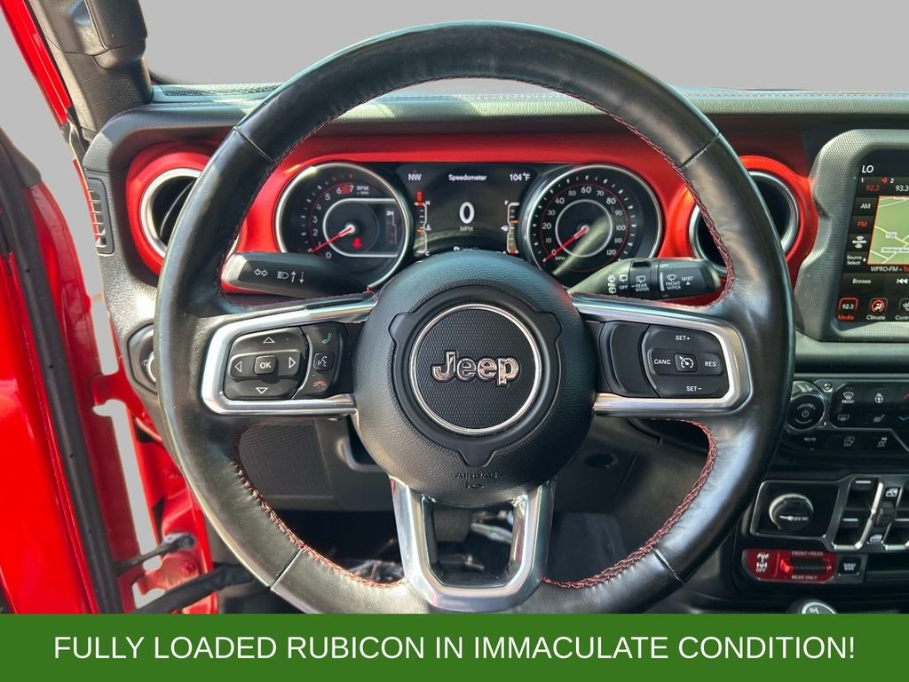 Used 2020 Red Jeep Unlimited Rubicon image 19