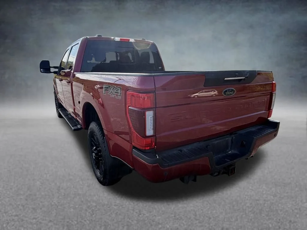 Used 2021 Red Ford Lariat image 3