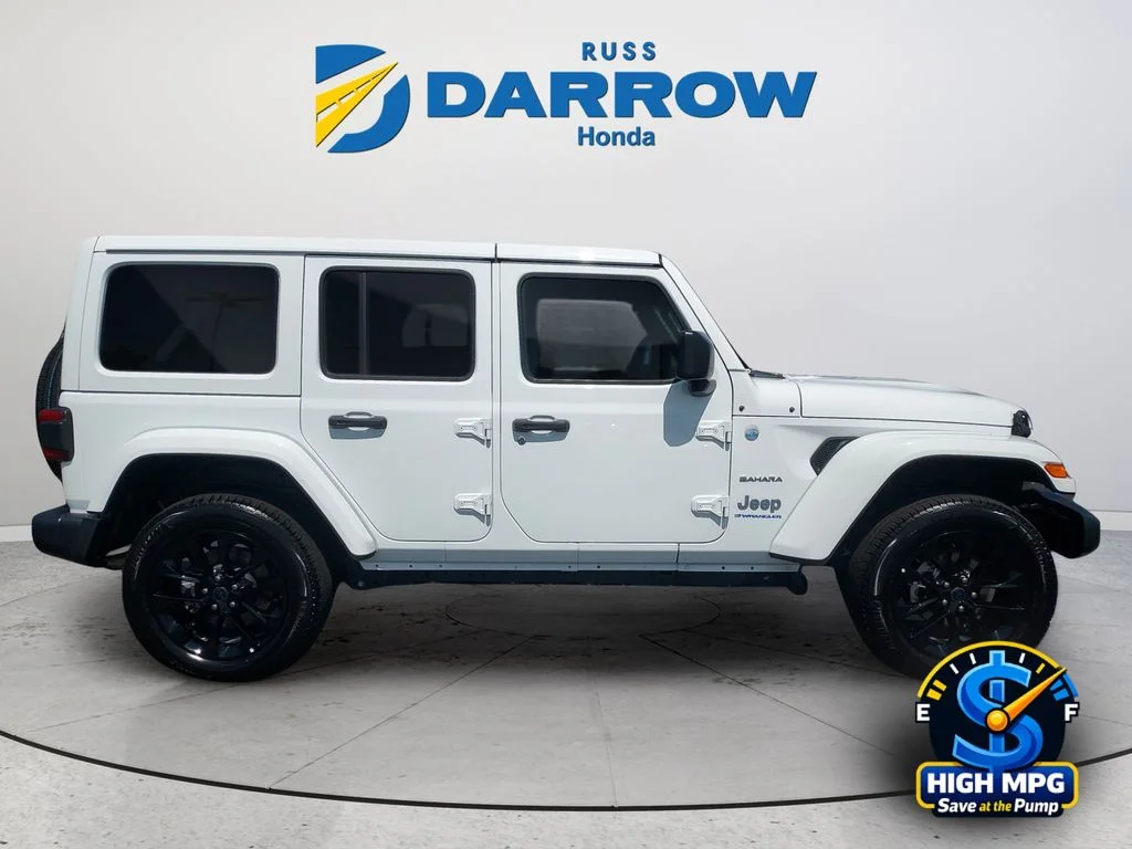 Used 2024 White Jeep Sahara 4xe image 6