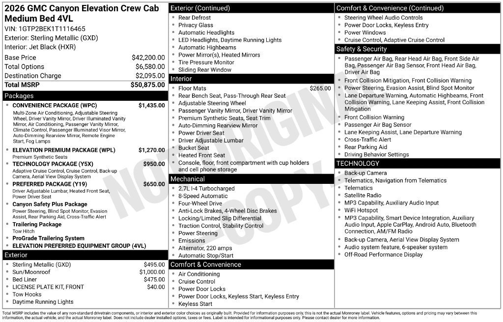 2026 GMC Canyon Elevation - Photo 42