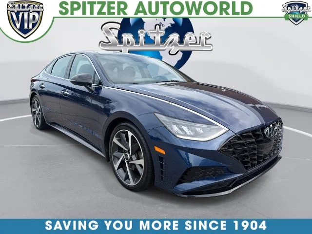 Used 2021 Blue Hyundai SEL Plus image 1