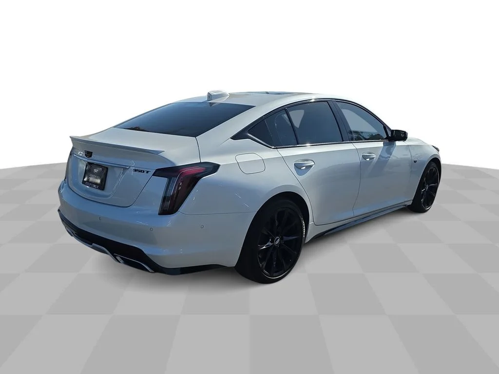 Used 2025 Crystal White Tricoat Cadillac Sport image 8