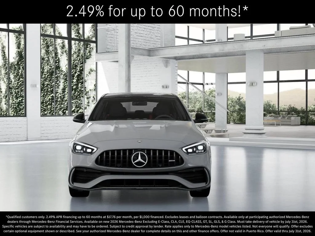 New 2026 MANUFAKTUR Alpine Grey Mercedes-Benz AMG® C 43 4MATIC Sedan image 49