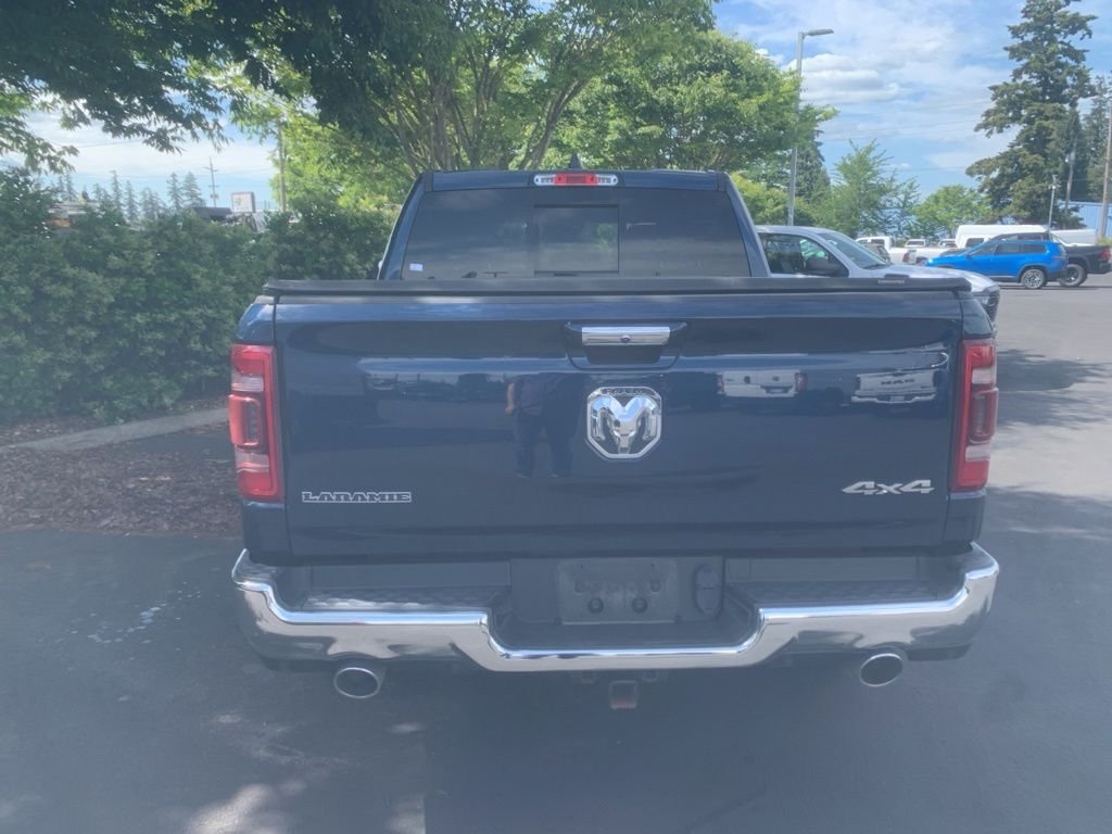 Used 2022 Patriot Blue Pearlcoat Ram Laramie image 2