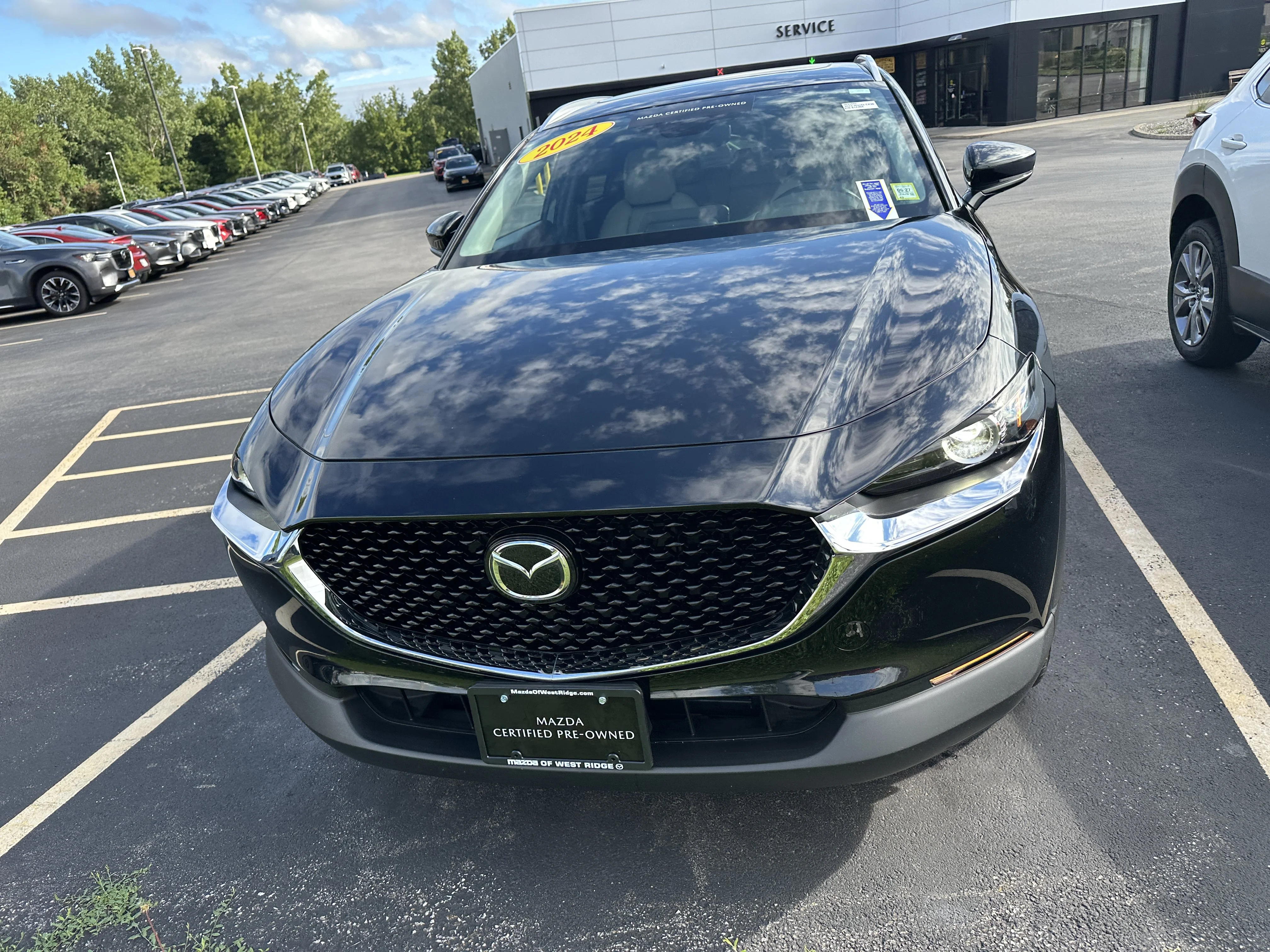 Certified Used 2024 Jet Black Mica Mazda 2.5 S Preferred Package image 3
