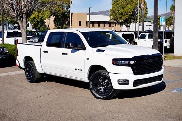 New 2026 Bright White Clear-Coat Exterior Paint RAM Big Horn Night Edition image 3