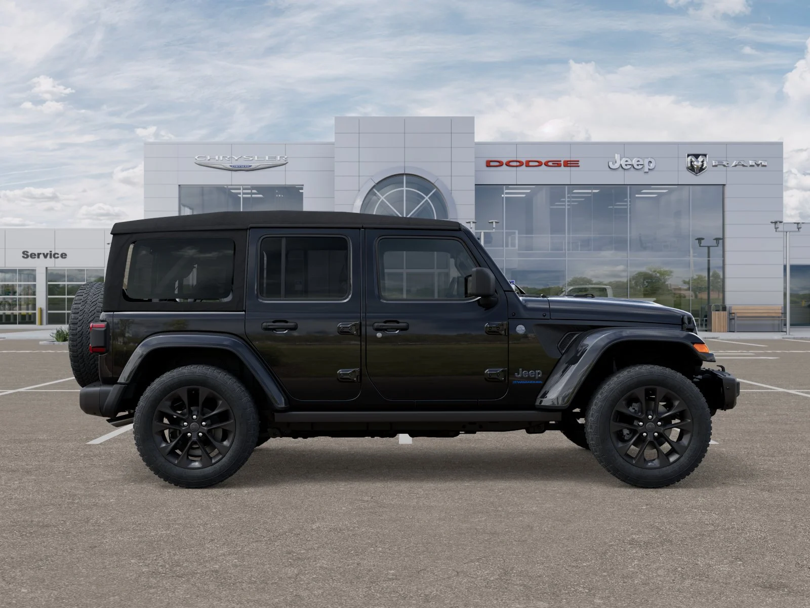 New 2025 Black Clear-Coat Exterior Paint Jeep Backcountry 4xe image 66