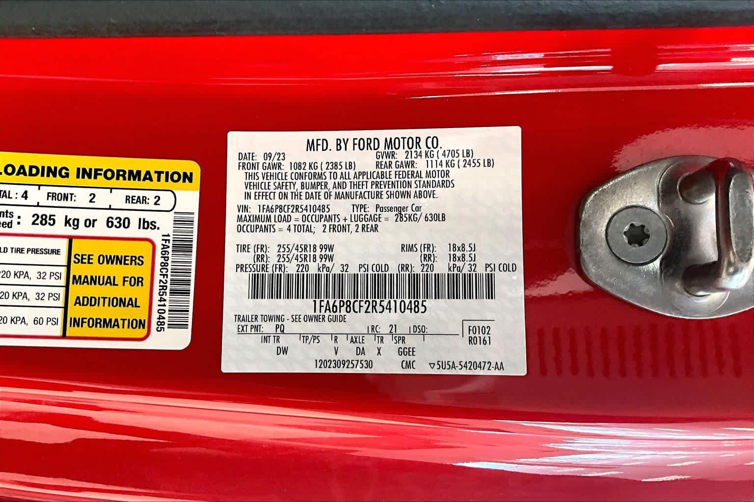 Used 2024 Race Red Ford GT image 31