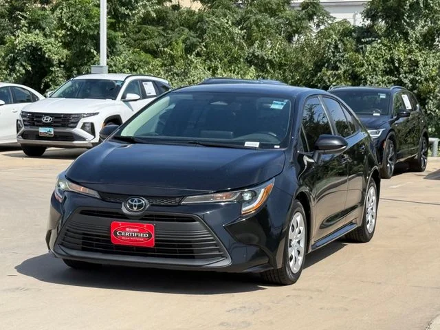 Certified Used 2023 MIDNIGHT BLACK METAL Toyota LE image 7