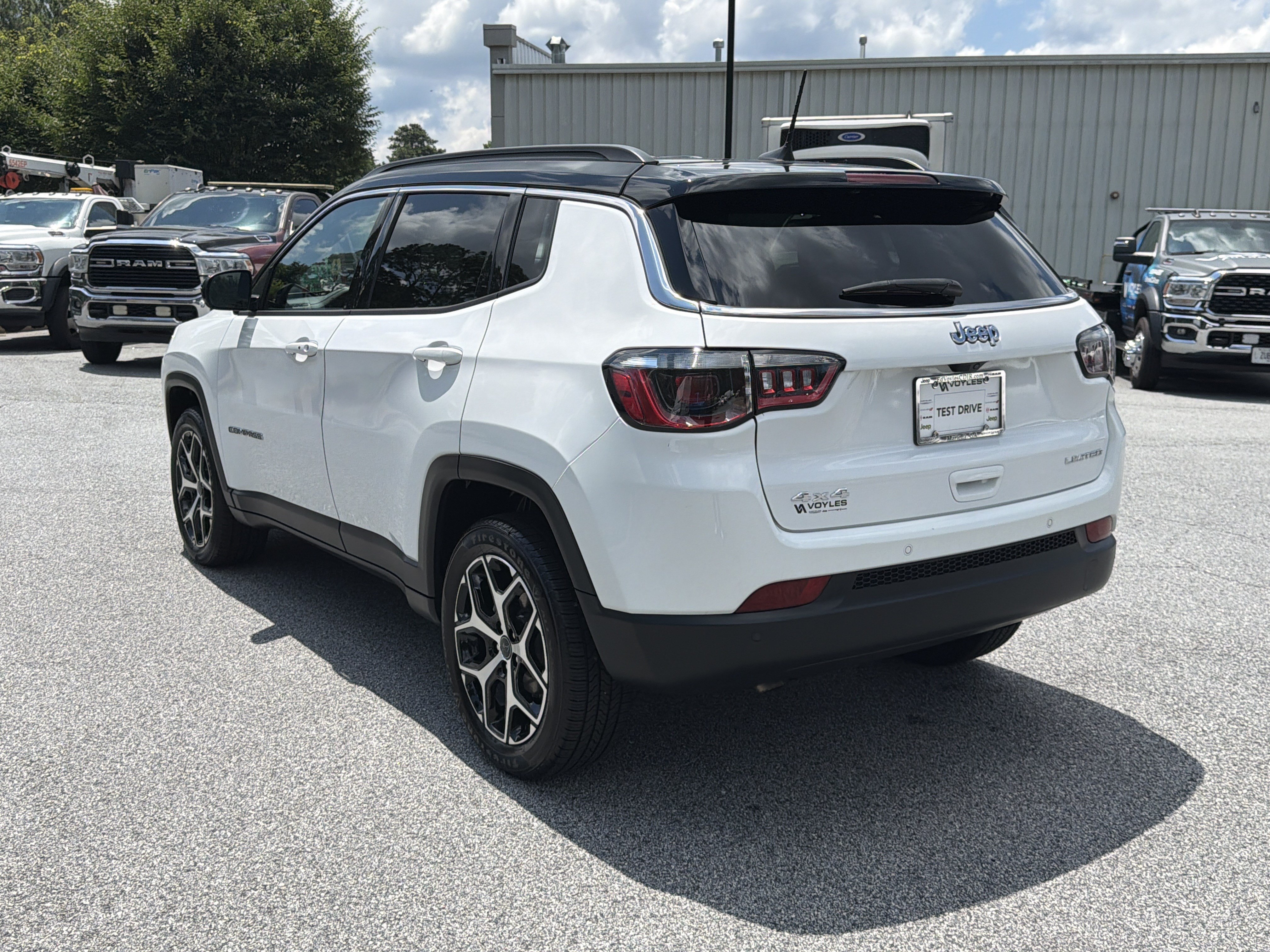 Used 2025 Bright White Clearcoat Jeep Limited image 6
