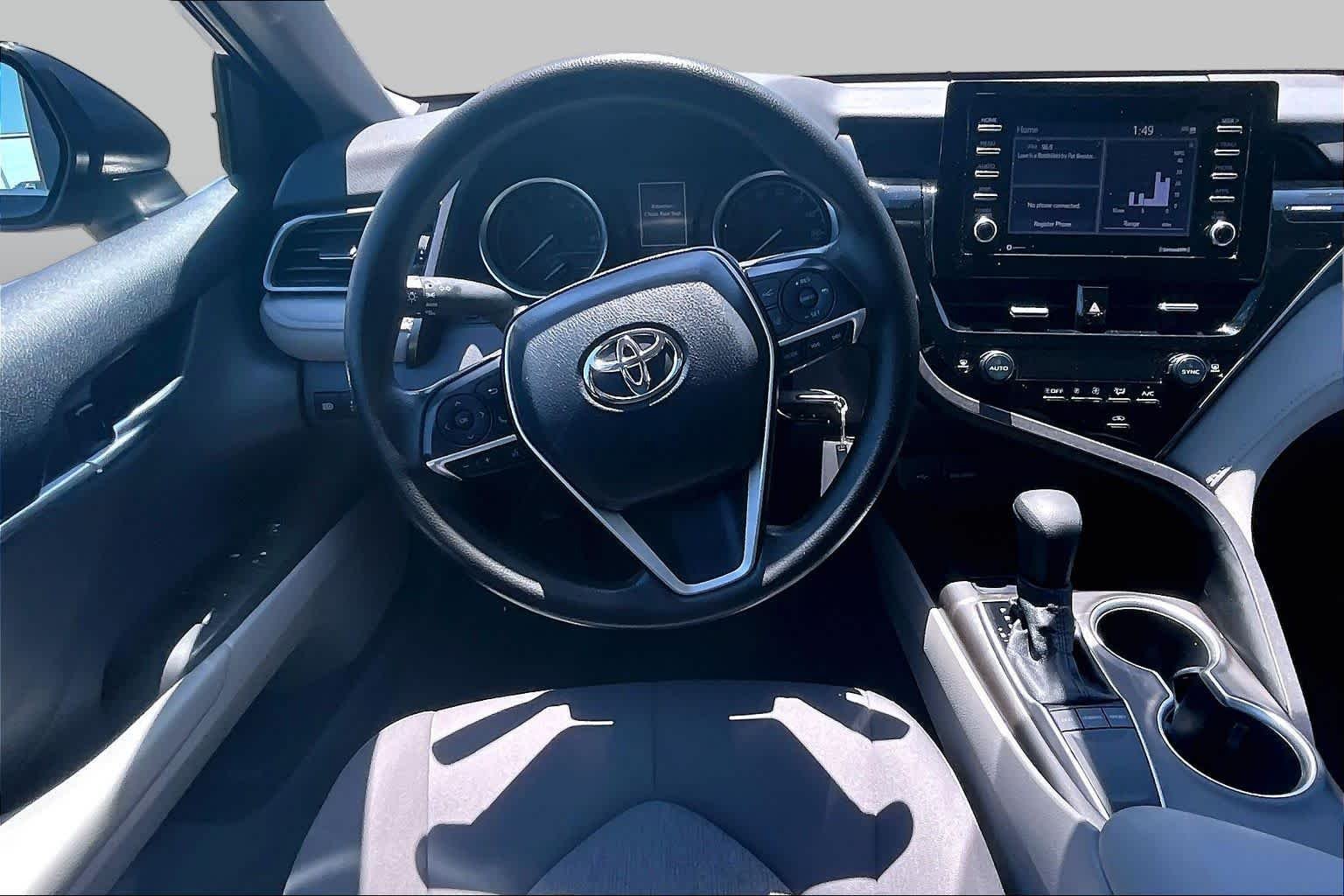 Certified Used 2022 Midnight Black Metallic Toyota LE image 5