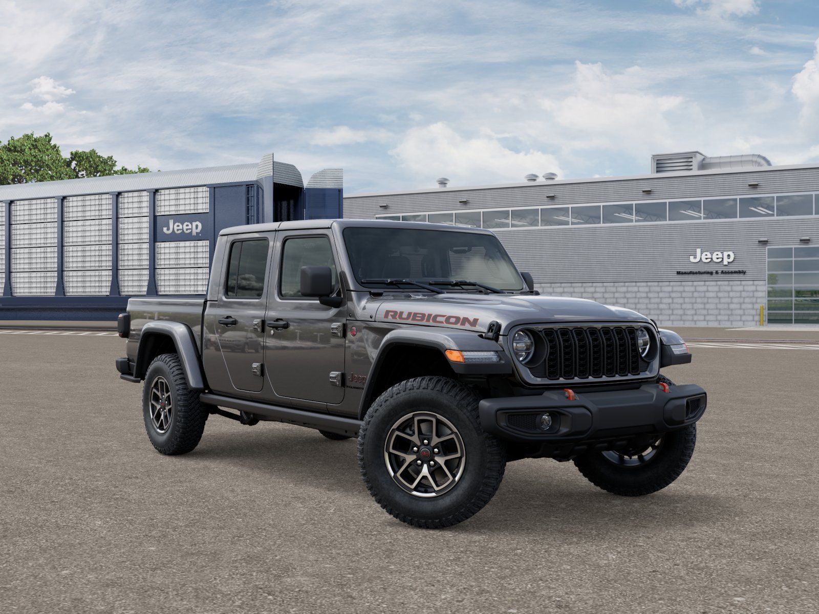 New 2027 Granite Crystal Metallic Clearcoat Jeep Rubicon image 3