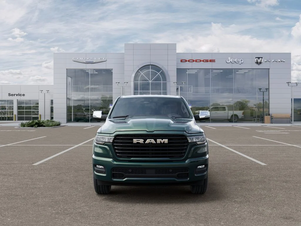 New 2026 Serrano-Green Metallic Exterior Paint RAM Laramie image 7