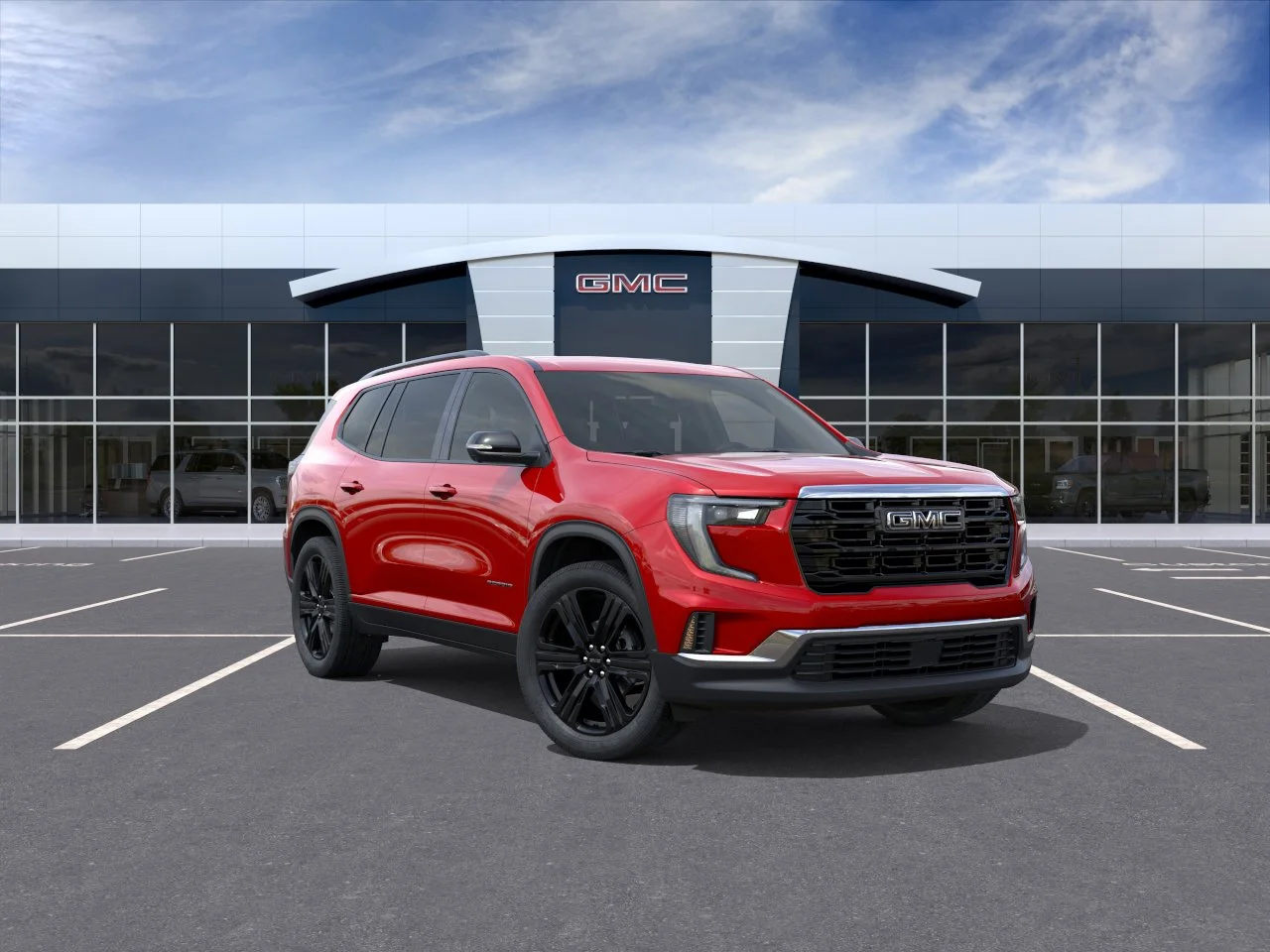 New 2026 Volcanic Red Tintcoat GMC Elevation image 1