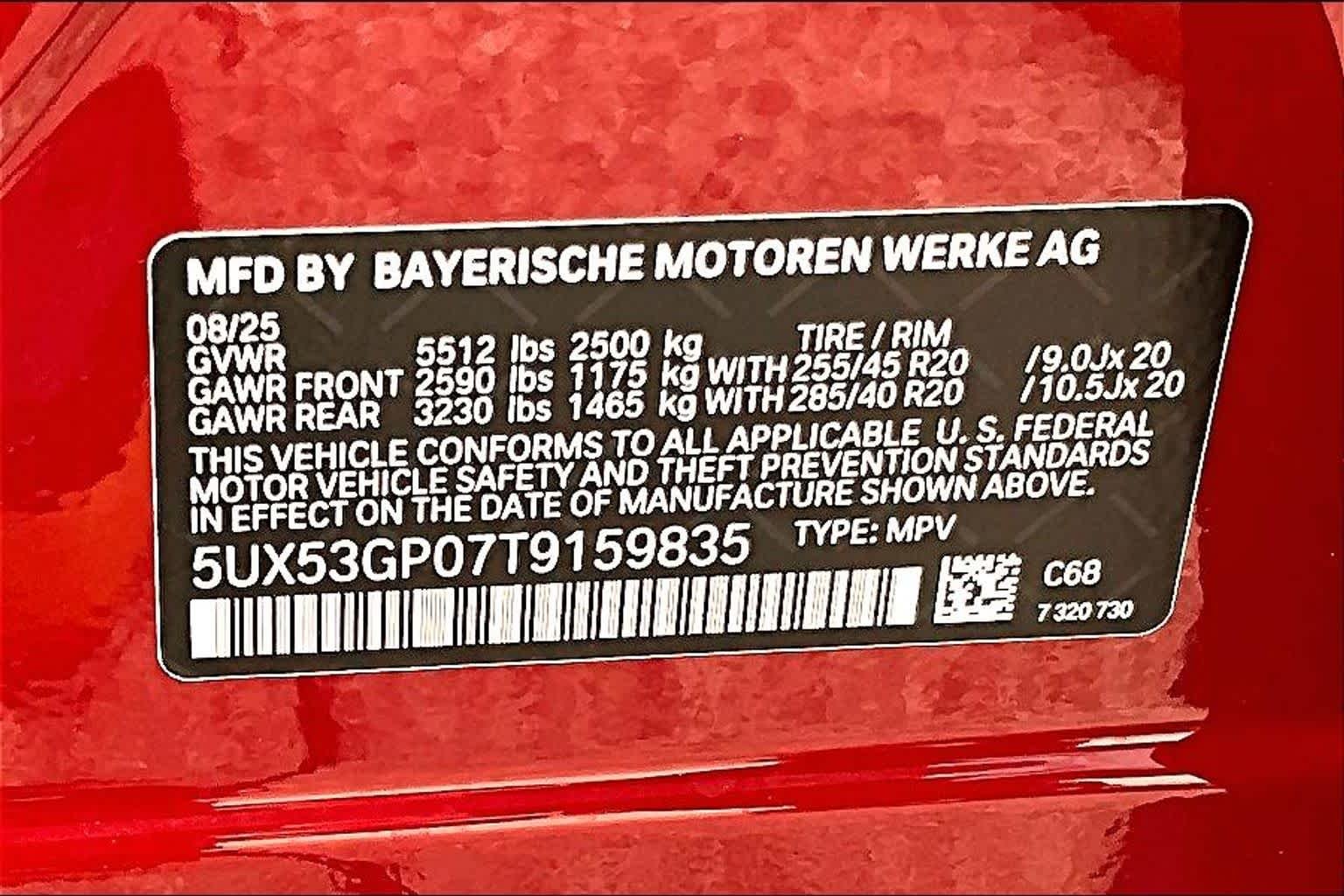 Used 2026 Vegas Red Metallic BMW 30 xDrive image 36