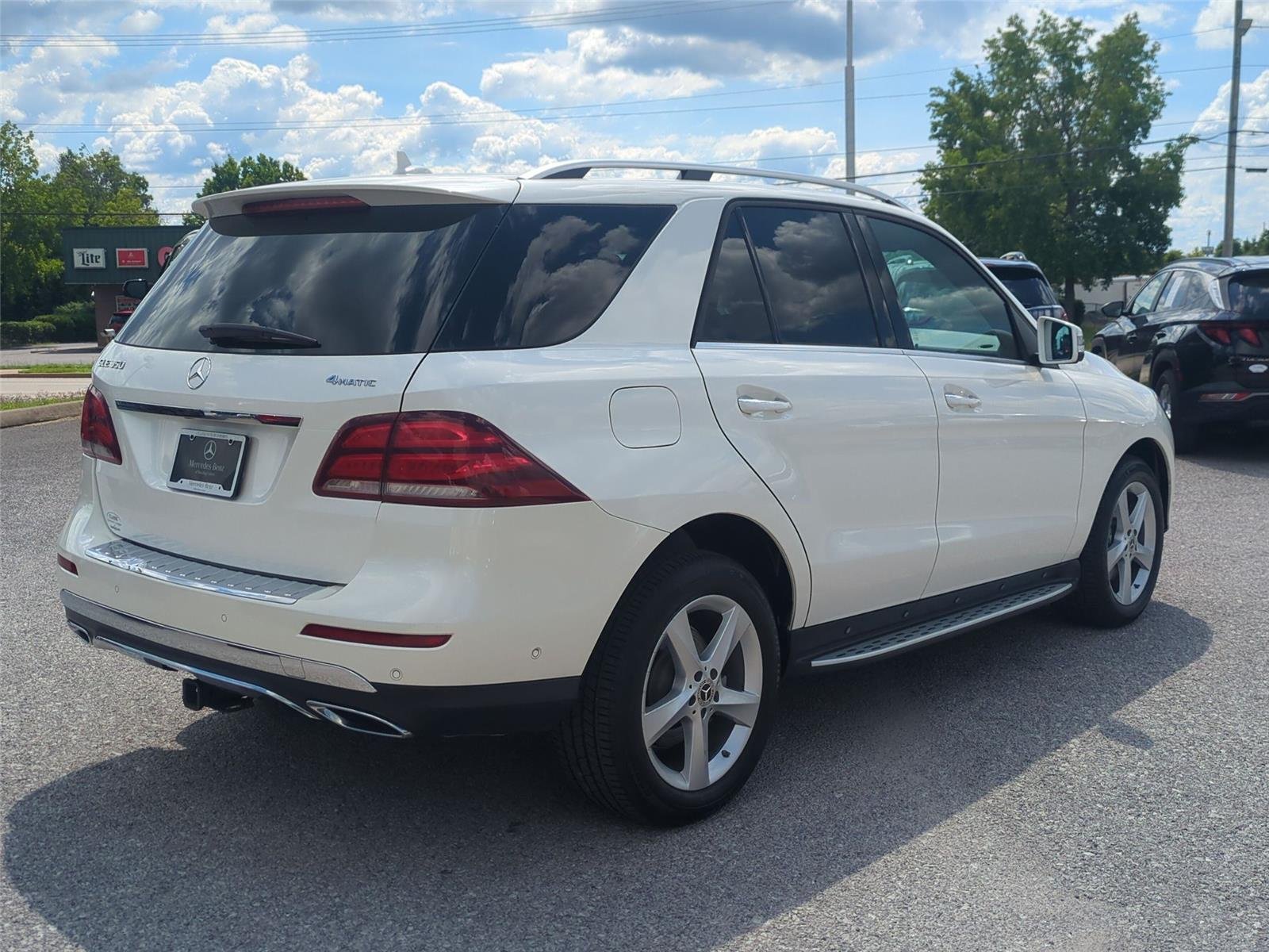 Used 2018 designo Diamond White Metallic Mercedes-Benz GLE 350 image 5