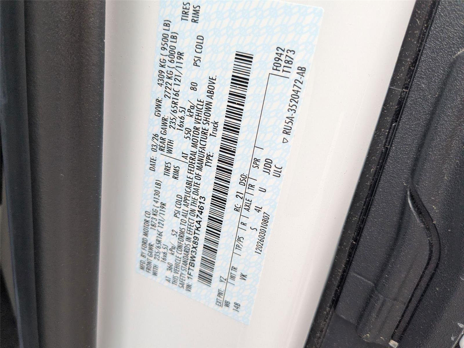 New 2026 Oxford White Ford Cargo Van image 25