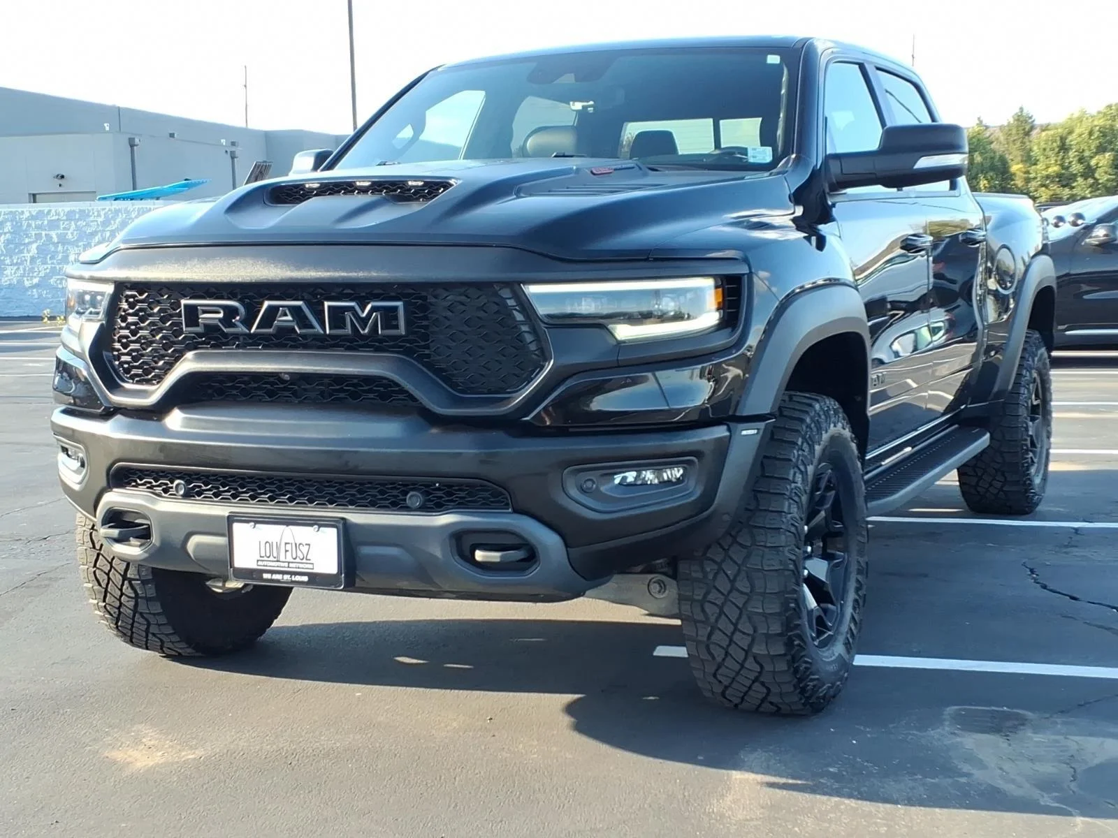 Used 2022 Diamond Black Crystal Pearlcoat Ram TRX image 2