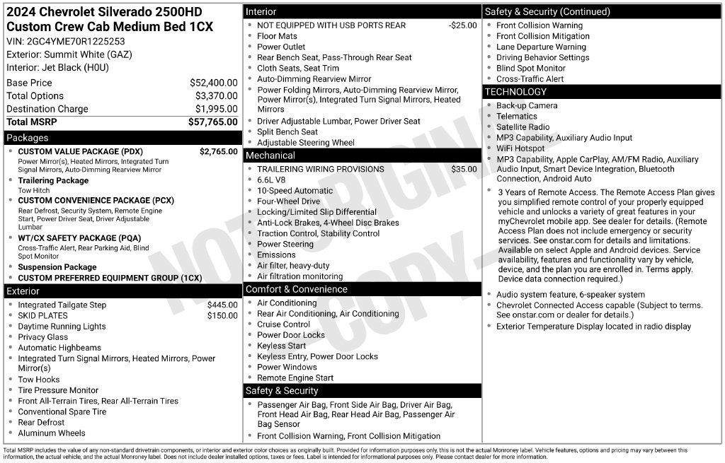 2024 Chevrolet Silverado 2500HD Custom - Photo 30