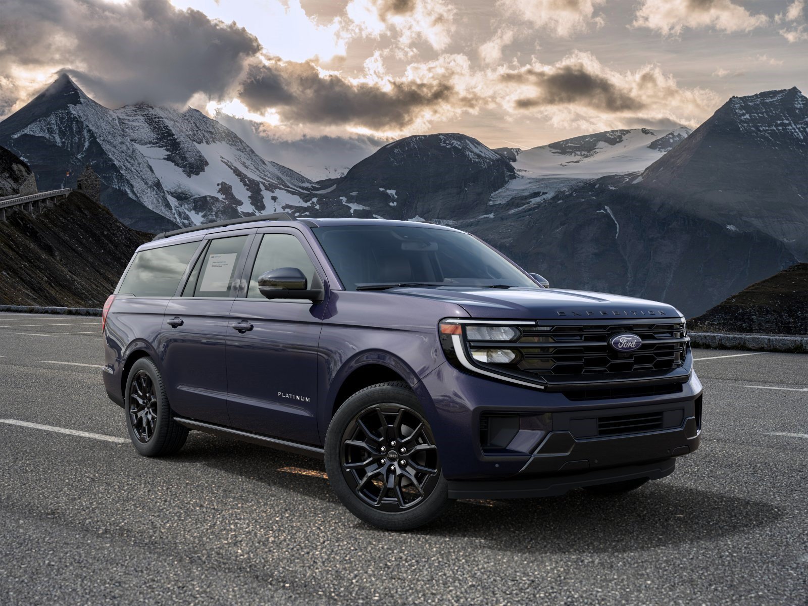 New 2027 Blue Ember Metallic Ford Platinum image 4