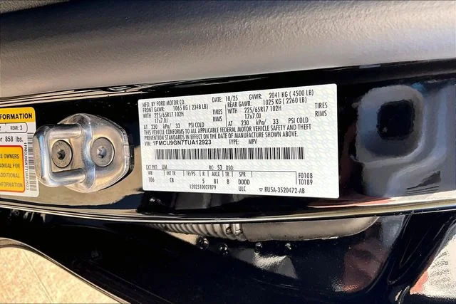 New 2026 Agate Black Metallic Ford Active® image 8