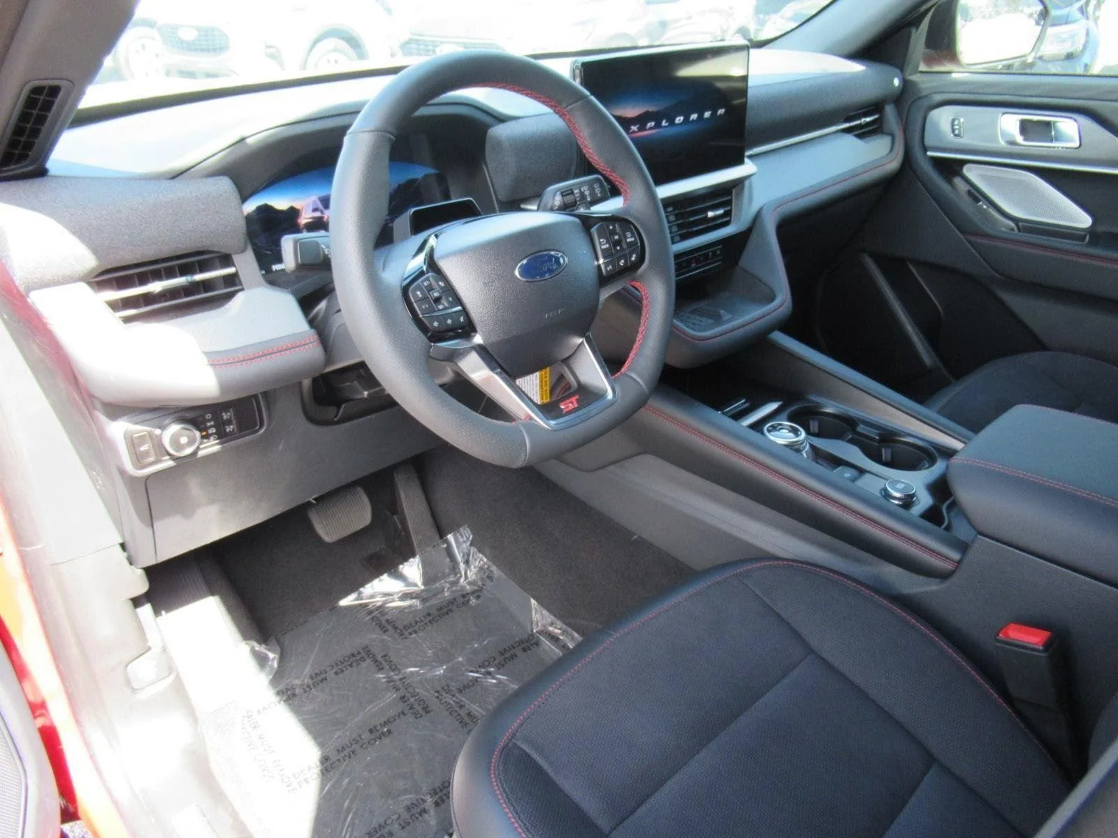 New 2025 Rapid Red Metallic Tinted Clea Ford ST image 16