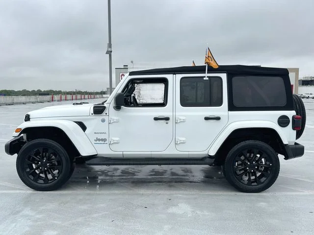 Certified Used 2023 White Jeep Sahara 4xe image 5